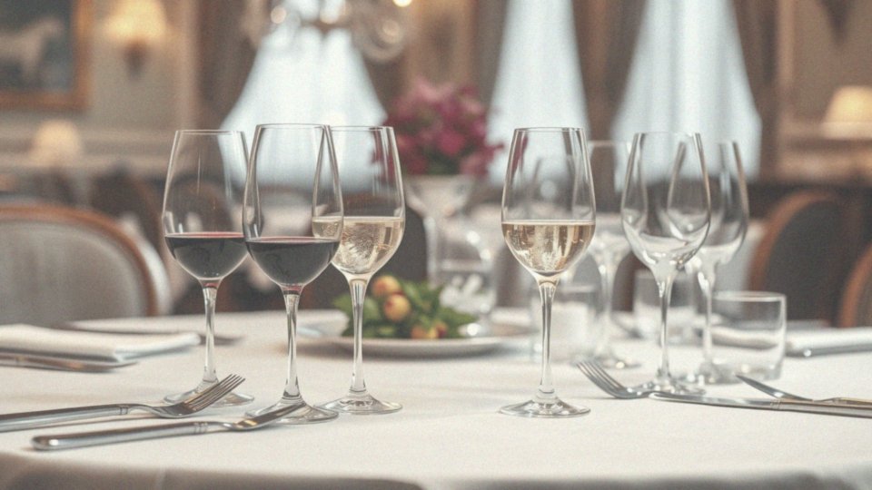 Dlaczego poprawne ustawienie kieliszków wpływa na elegancję przyjęcia?